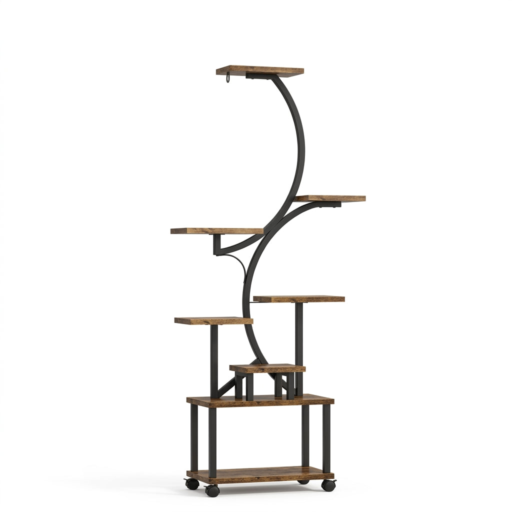 Soporte Metálico Para Plantas 165cm Estantería Multi Nivel